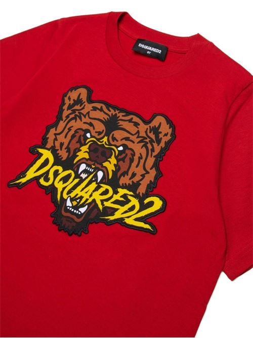 D2T1178U SLOUCH FIT T-SHIRT DSQUARED2 JUNIOR | DQ2983 D004G/DQ423